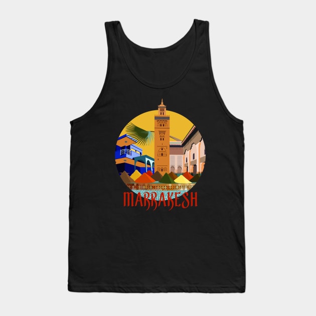 Marrakesh Tank Top by Darío Lafuente